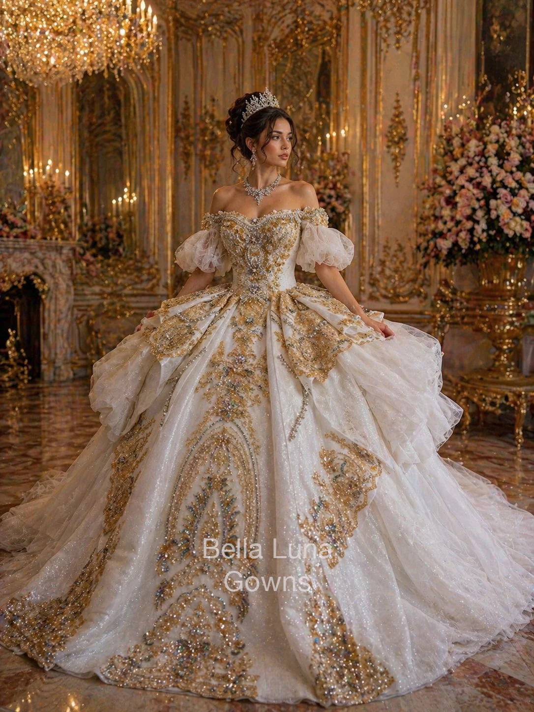 Love Story (Ivory/Gold) - Image 2