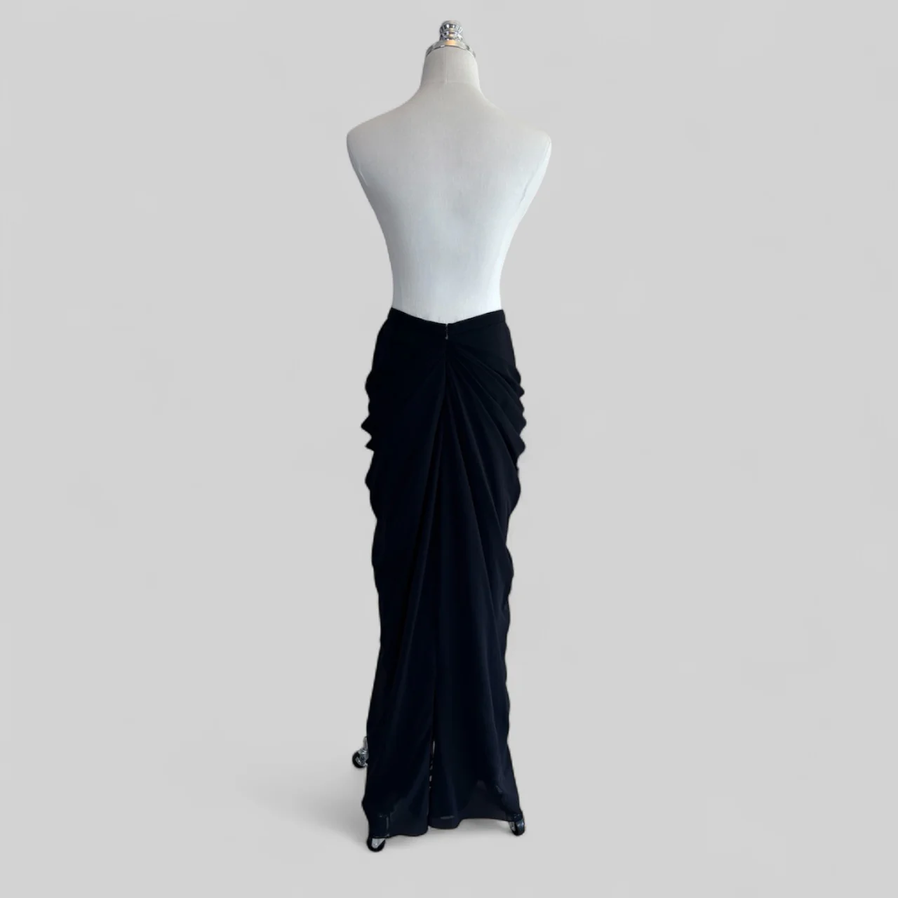 Noir Draped Skirt - Image 3