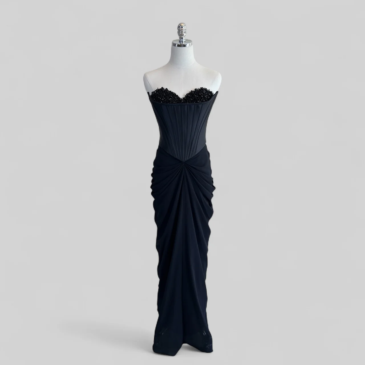 Noir Draped Skirt - Image 4