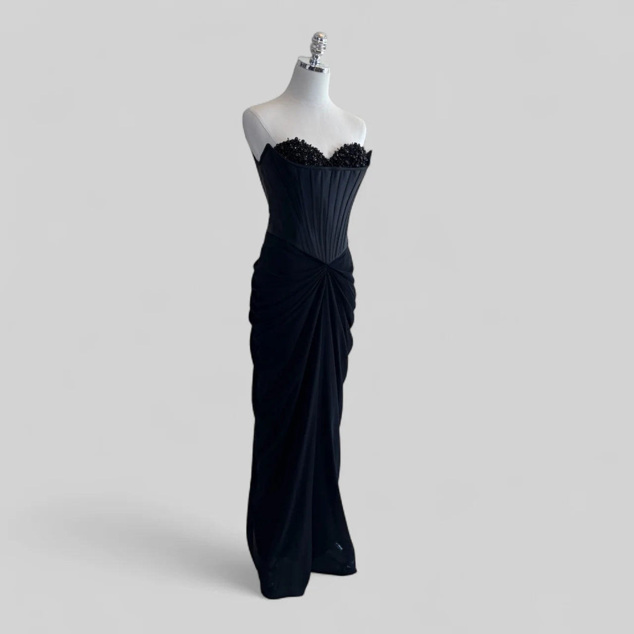 Noir Draped Skirt - Image 5